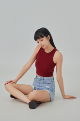 Clio Padded Bust Cropped Tank Top